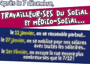 SUD Collectivités Territoriales de la Haute-Garonne : 1er février secteurs du social et du médico-social en lutte