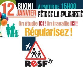 SUD Collectivités Territoriales de la Haute-Garonne : Fête de la solidarité par RESF31