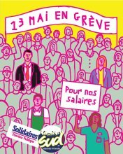 SUD Collectivités Territoriales de la Haute-Garonne : Fonction publique : mobilisation mardi 13 mai ! 