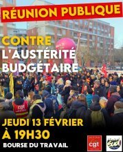 SUD Collectivités Territoriales de la Haute-Garonne : Réunion publique - lutte contre l'austérité budgétaire Toulouse - CD31