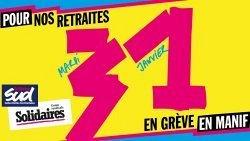 SUD Collectivités Territoriales de la Haute-Garonne : Réforme des retraites journée de mobilisation le 31 janvier
