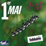 SUD Collectivités Territoriales de la Haute-Garonne : Toutes et tous ensemble le 1er mai !