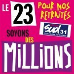 SUD Collectivités Territoriales de la Haute-Garonne : Le 23 soyons des millions !