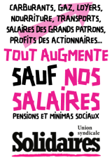 SUD Collectivités Territoriales de la Haute-Garonne : L'augmentation des salaires c'est urgent !