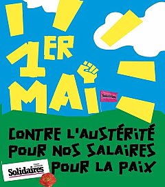 SUD Collectivités Territoriales de la Haute-Garonne : 1er mai, mobilisé-es contre l'austérité, pour nos salaires, pour la paix !